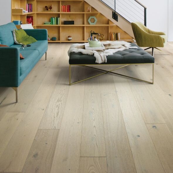 Image showcasing Industrial Wood Flooring Salvaged Flooring | Thor's Hammer