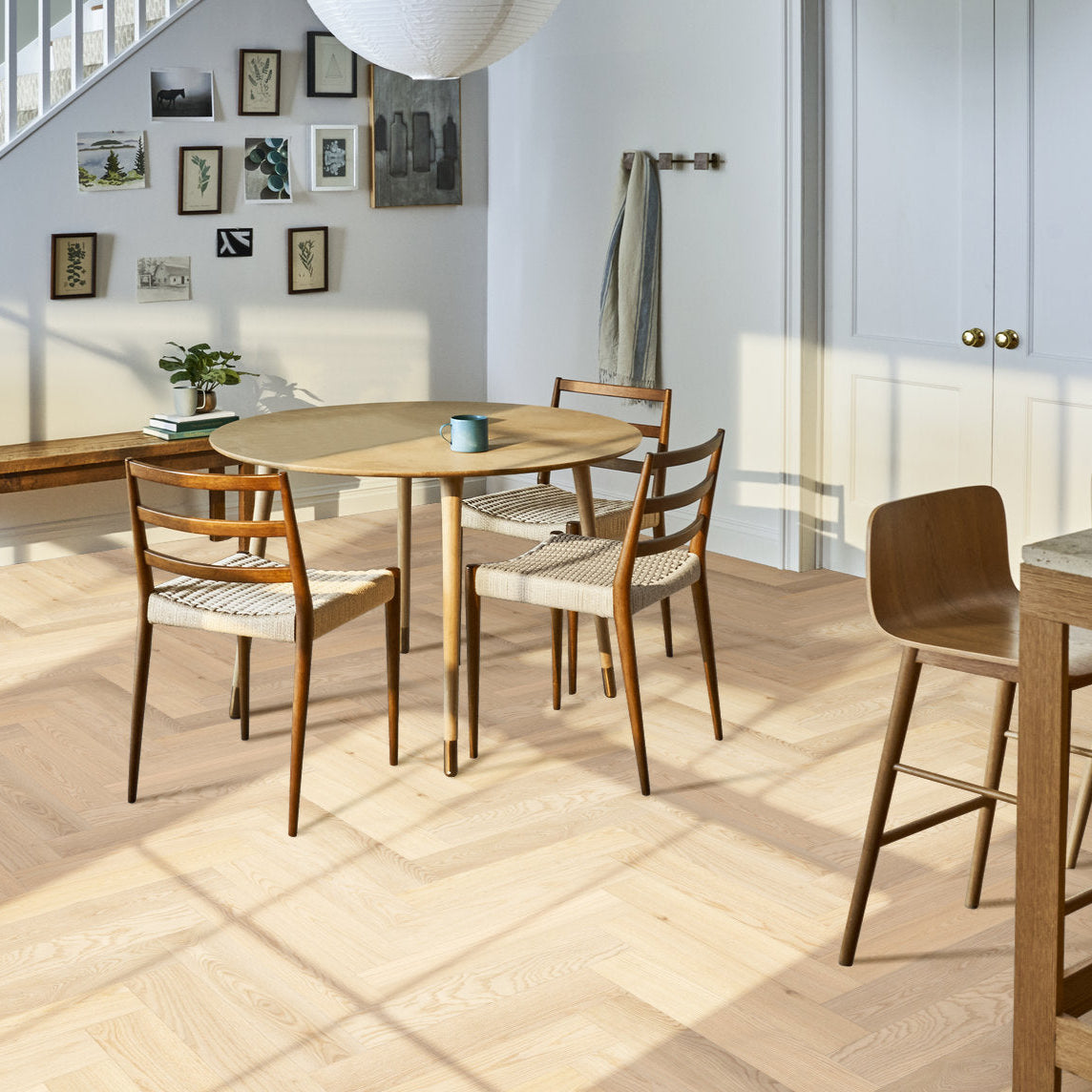 Ash Wood Herringbone
