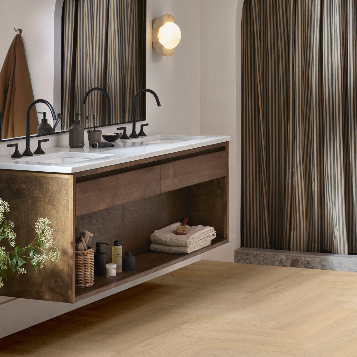 Ash Wood Herringbone