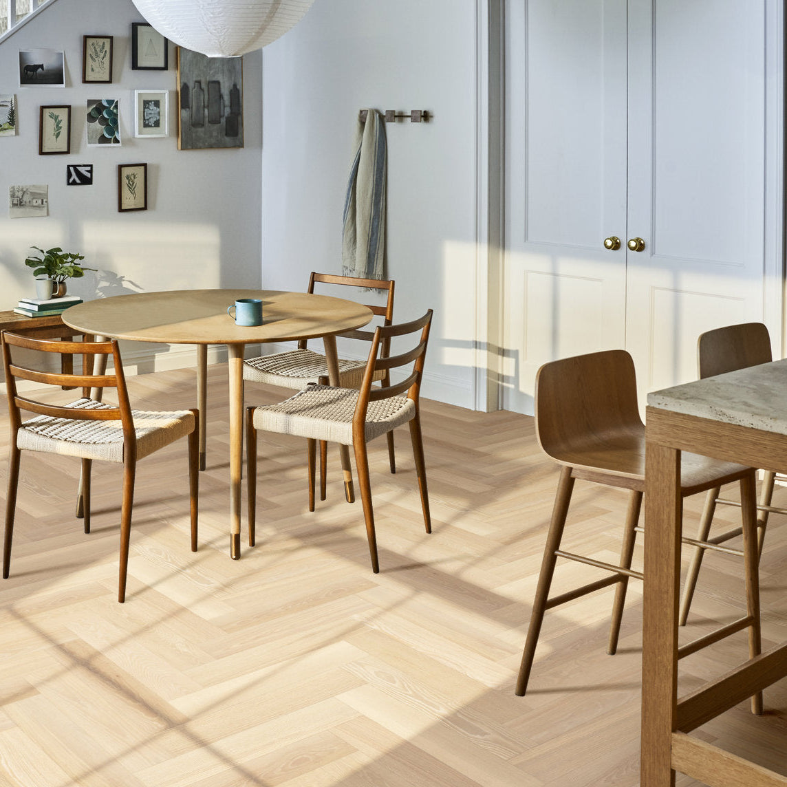 Ash Wood Herringbone