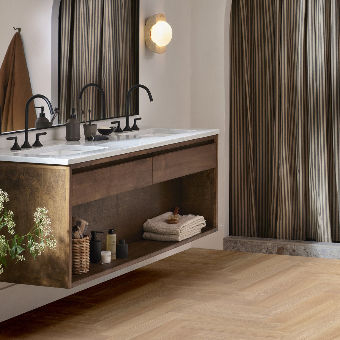 Ash Wood Herringbone
