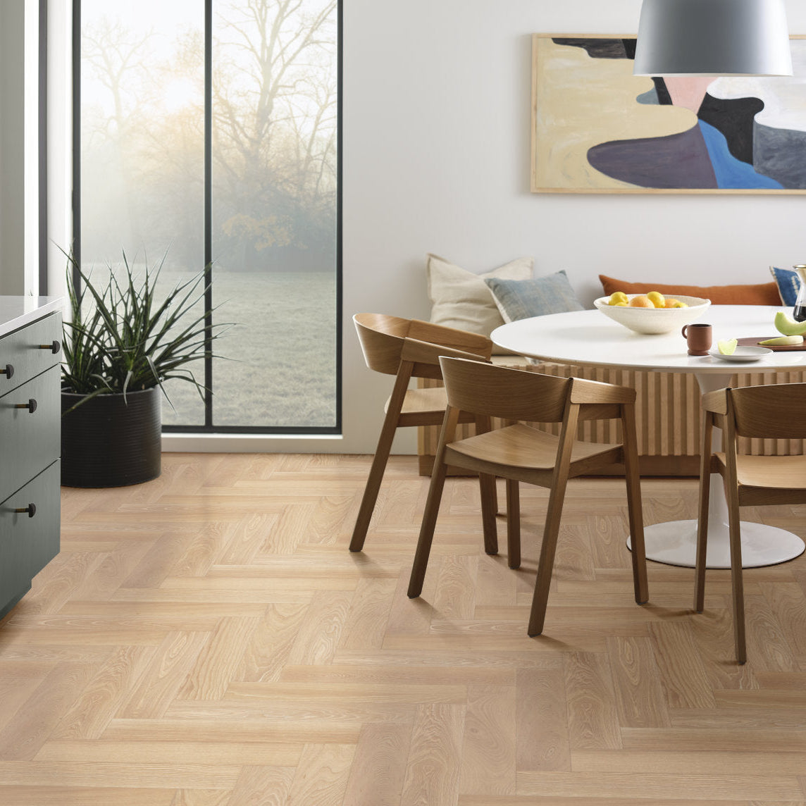 Ash Wood Herringbone