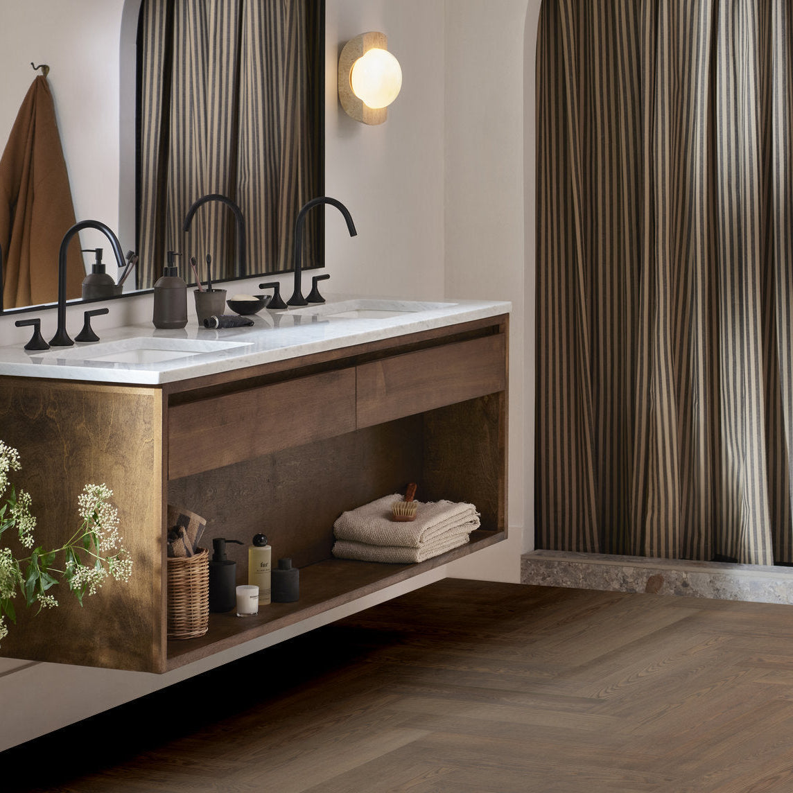 Ash Wood Herringbone