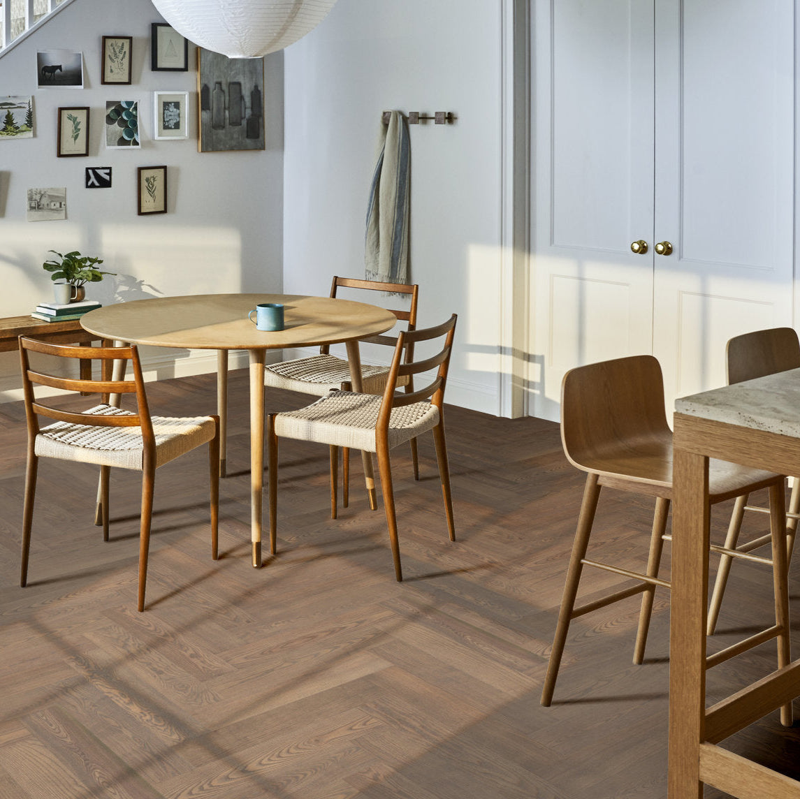 Ash Wood Herringbone