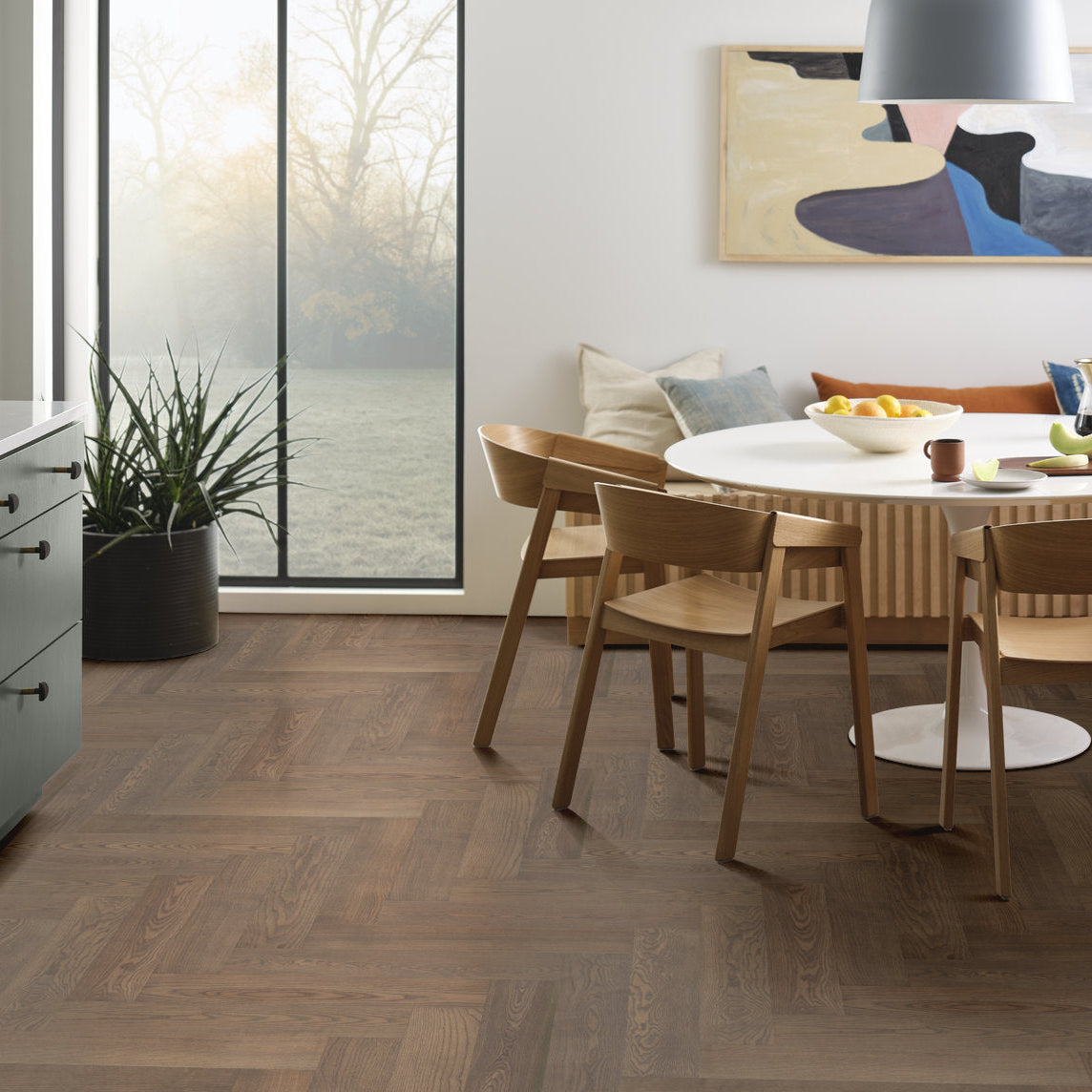 Ash Wood Herringbone