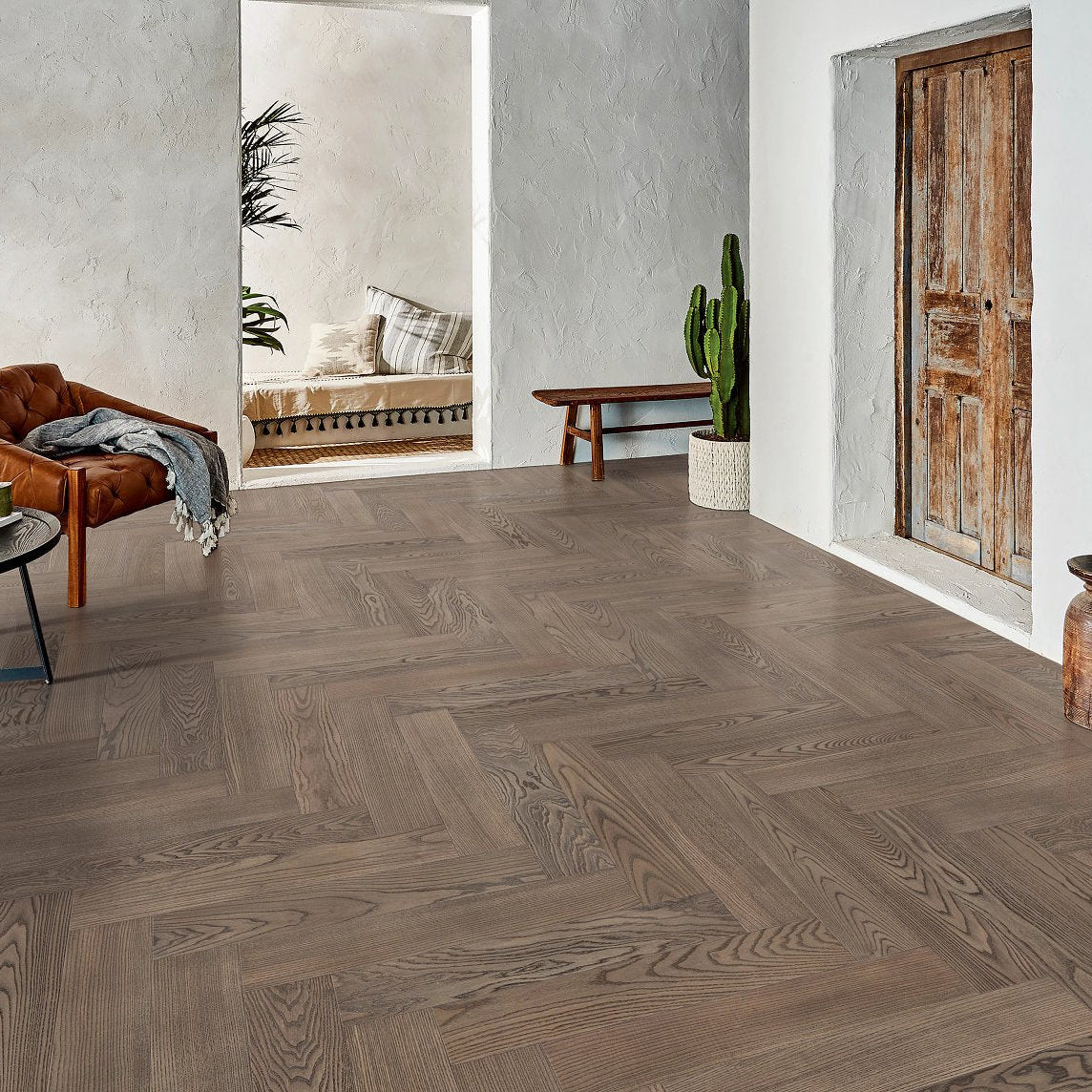Ash Wood Herringbone