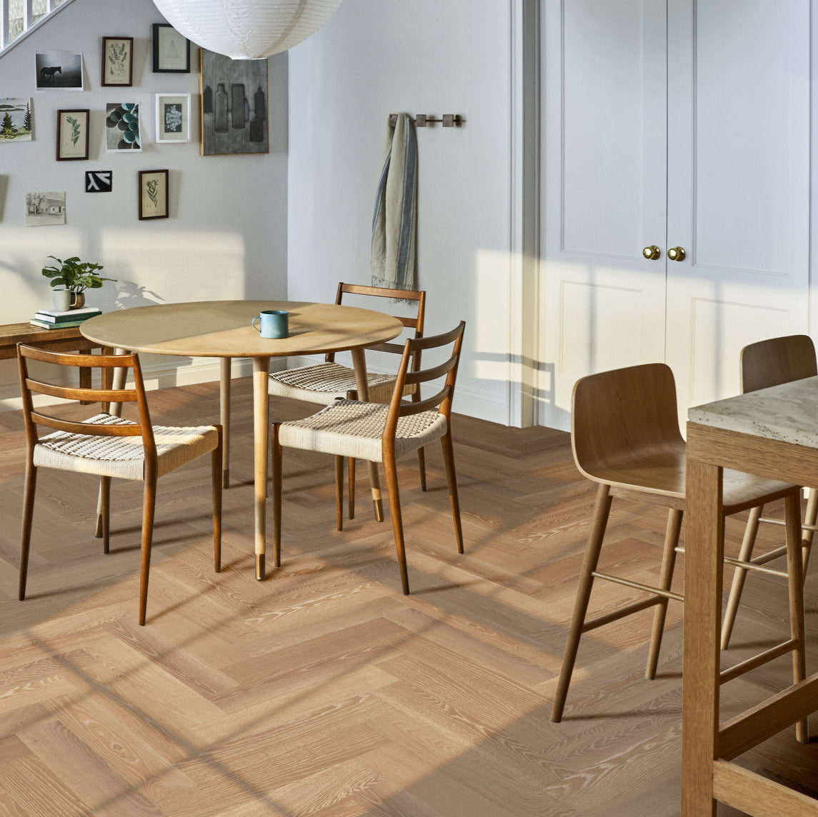 Ash Wood Herringbone