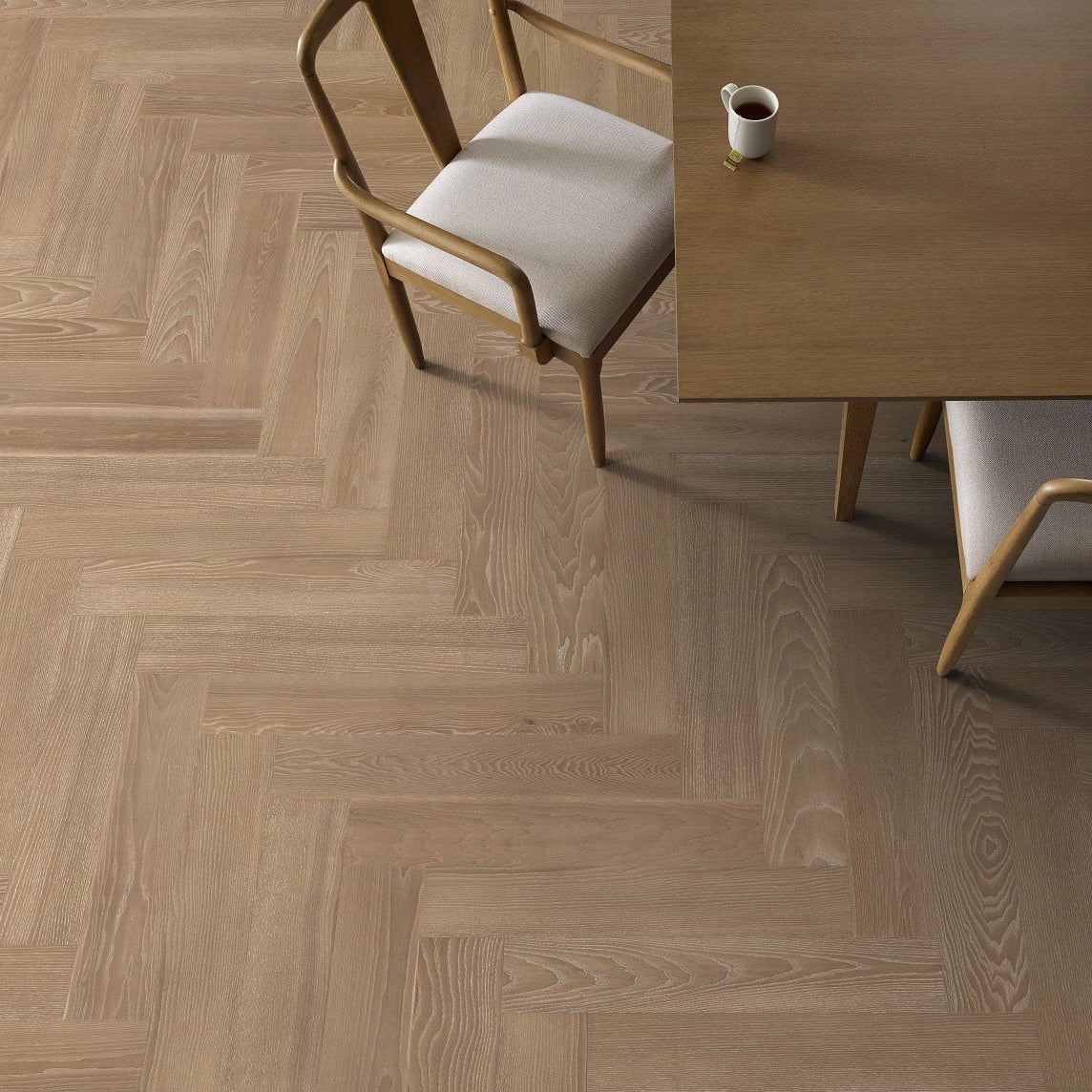 Ash Wood Herringbone