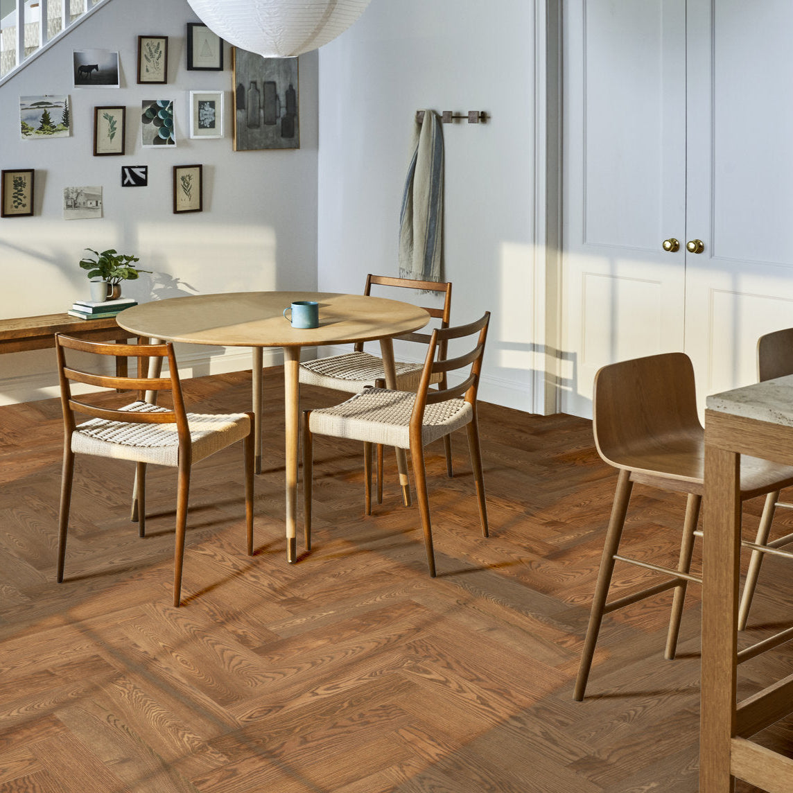 Ash Wood Herringbone