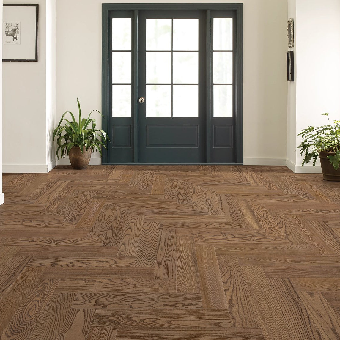 Ash Wood Herringbone